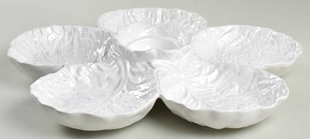 Cabbage White 5-Part Relish No Center Lid
