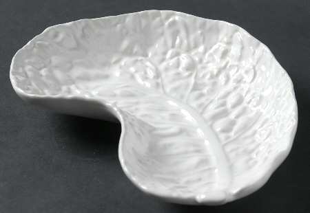 Cabbage White Crescent Salad Plate