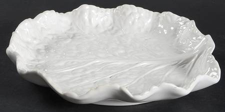 Cabbage White Salad Plate