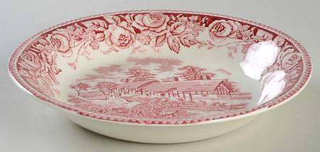 Stratford Scenes Pink Coupe Soup Bowl