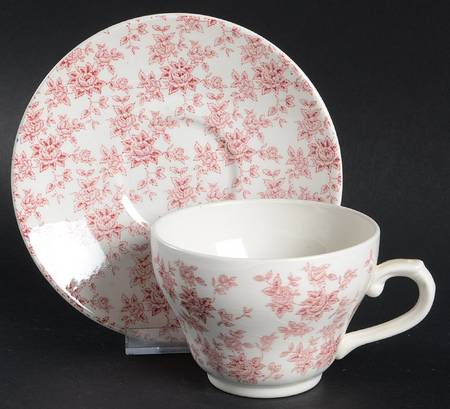 Rosalie Flat Cup & Saucer Set