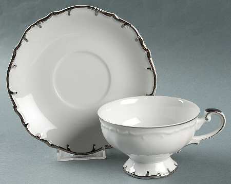 Nobility Footed Cup & Saucer Set
