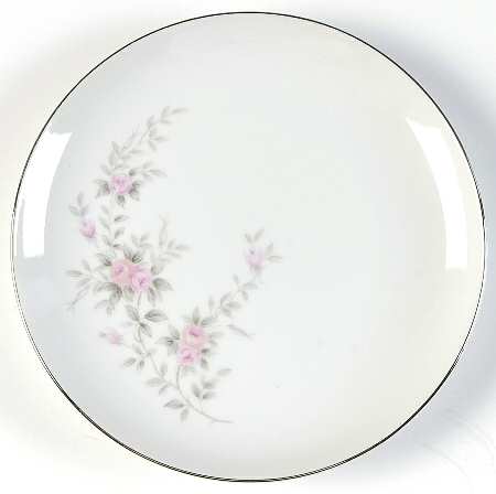 Pink Rose Bread & Butter Plate