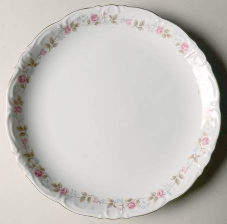 Spring Garden Cake Plate