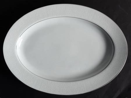 Winter Lace 14" Oval Serving Platter