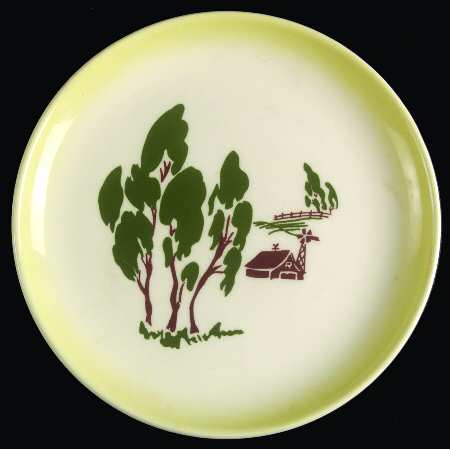 Harvest (Yellow Trim) Bread & Butter Plate