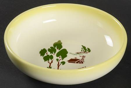 Harvest (Yellow Trim) Coupe Soup Bowl