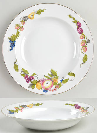 Garden of Eden Rim Soup Bowl