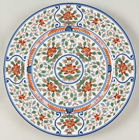 Imari Blossoms 12" Chop Plate (Round Platter)