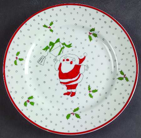 Night Before Christmas Salad Plate by Georges Briard