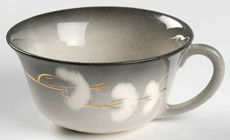 Smoke Tree Black Gray Flat Cup