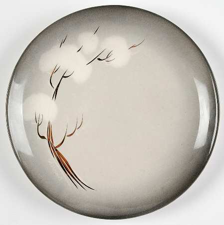Smoke Tree Black Gray Bread & Butter Plate