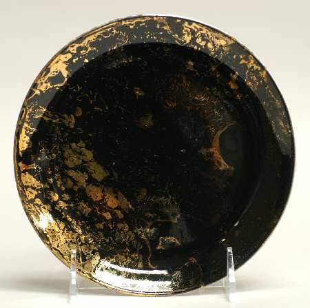 Surf Ballet (Black & Gold) Bread & Butter Plate