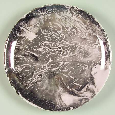 Surf Ballet (Pink & Platinum) Bread & Butter Plate