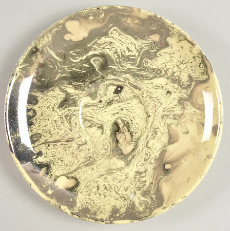 Surf Ballet (Yellow, Platinum) Saucer