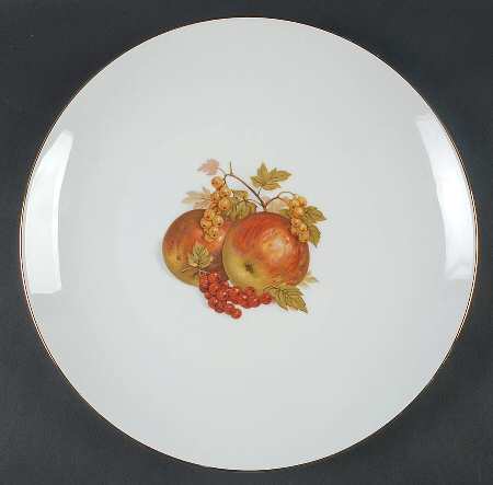BTH4 (1-16" Gold Trim) 11" Chop Plate (Round Platter)