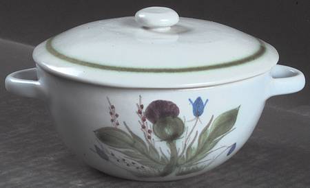 Thistleware Covered Soup Bowl