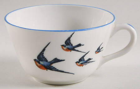 Blue Bird Flat Cup