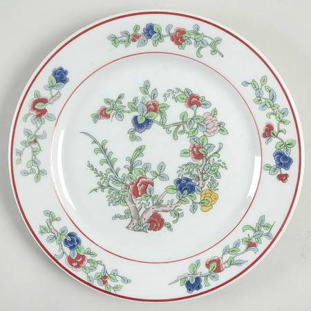 Mandalay (Red Rings) Dessert/Pie Plate