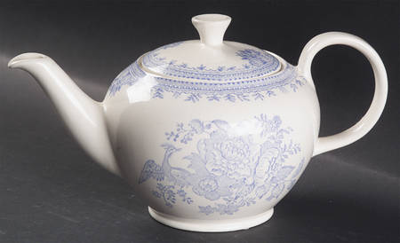 Asiatic Pheasants Blue Mini Teapot & Lid