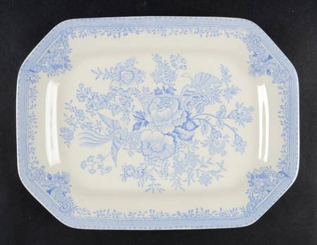 Asiatic Pheasants Blue 10" Oval Serving Platter