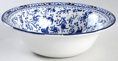Blue Bird-Regal Peacock 8" Round Vegetable Bowl