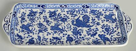 Blue Bird-Regal Peacock Large Sandwich Tray