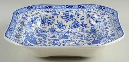 Blue Bird-Regal Peacock 9" Square Vegetable Bowl