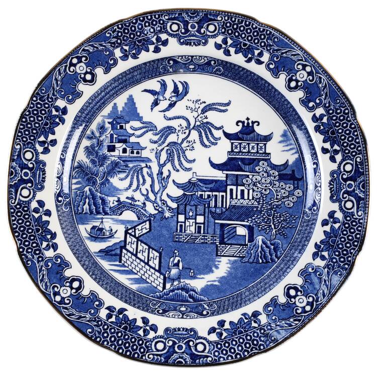Blue Willow (Gold Trim) by Burgess &amp; Leigh