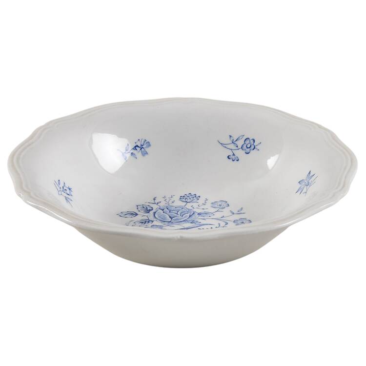 Bouquet Blue Coupe Cereal Bowl