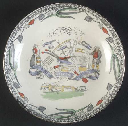 Farmers Arms (Gold Trim) Saucer