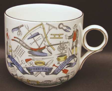 Farmers Arms (Gold Trim) Jumbo Cup