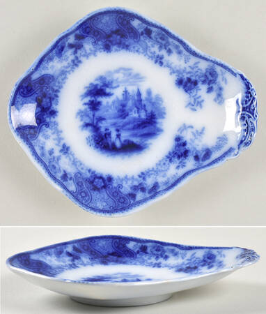 Non Pareil (Flow Blue) Lemon Dish