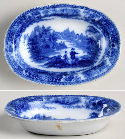 Non Pareil (Flow Blue) Soap Dish