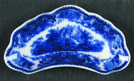 Non Pareil (Flow Blue) Bone Dish