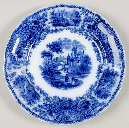 Non Pareil (Flow Blue) by Burgess &amp; Leigh