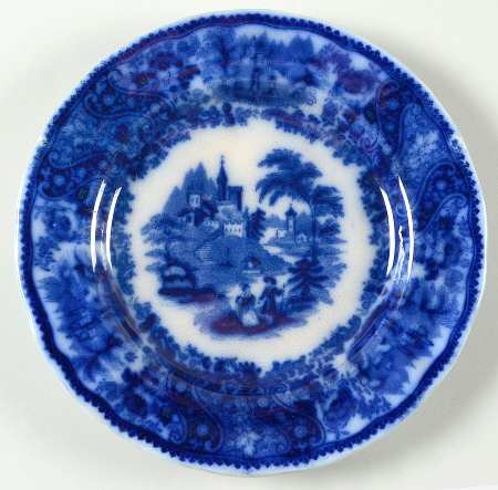 Non Pareil (Flow Blue) Bread & Butter Plate