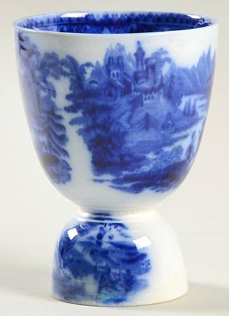 Non Pareil (Flow Blue) Double Egg Cup