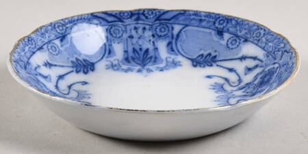 Raleigh (Flow Blue) Fruit/Dessert (Sauce) Bowl