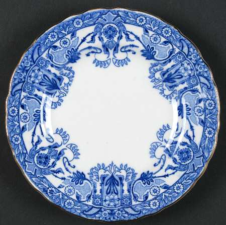 Raleigh (Flow Blue) Bread & Butter Plate