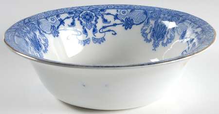 Raleigh (Flow Blue) 9" Round Vegetable Bowl