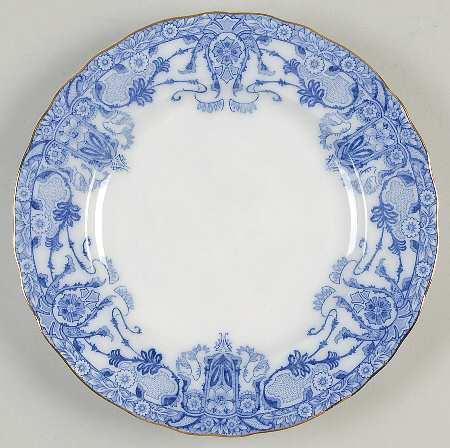 Raleigh (Flow Blue) Luncheon Plate