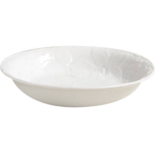 Strawberry and Grape Leaf White (Davenport) Coupe Soup Bowl