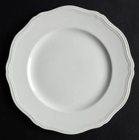 Terrace White Salad Plate by Burgess & Leigh
