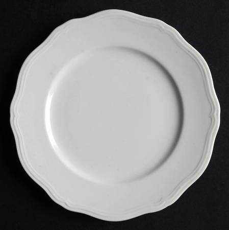 Terrace White Bread & Butter Plate by Burgess & Leigh
