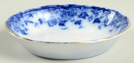 Vermont (Flow Blue) Fruit/Dessert (Sauce) Bowl