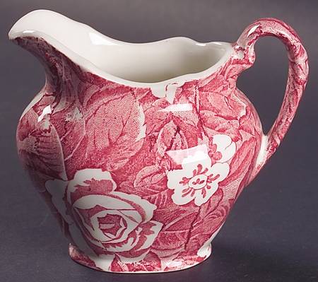 Victorian Chintz Pink Creamer