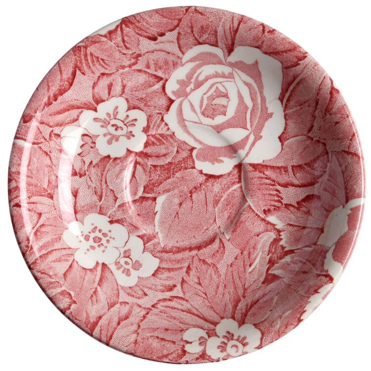 Victorian Chintz Pink Saucer
