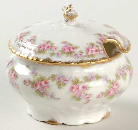 Bridal Wreath Mustard Jar & Lid