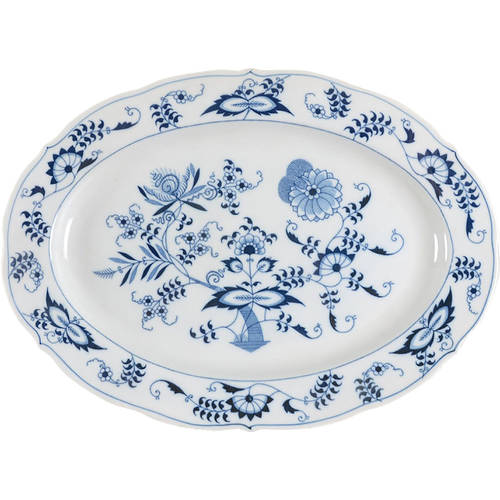 Blue Danube 16" Oval Serving Platter